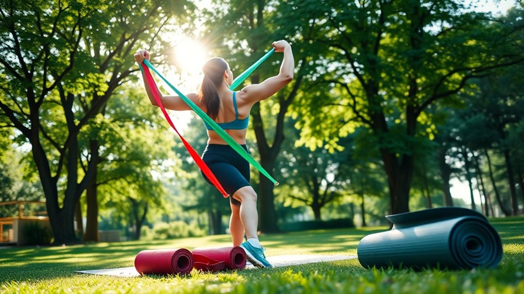 portable resistance band workout