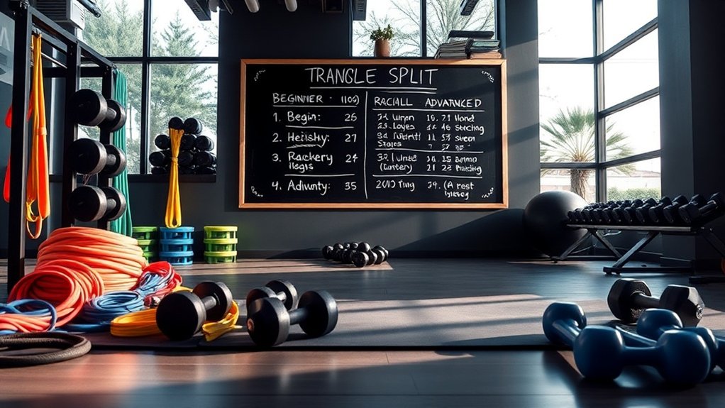 tailored training frequency splits
