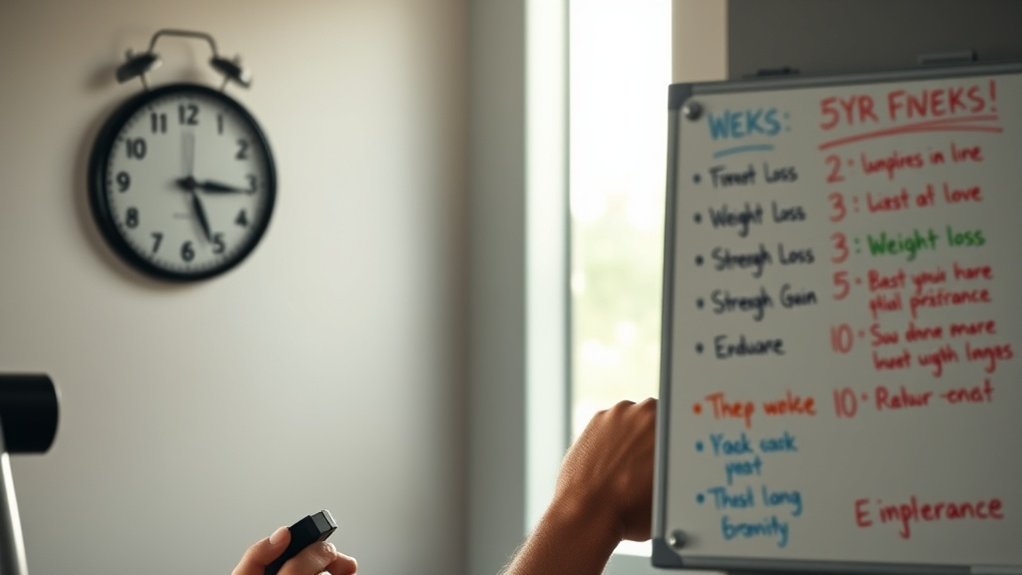 realistic fitness goal timelines